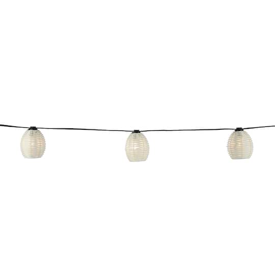 10ct. White Rattan Shade String Lights by Ashland®